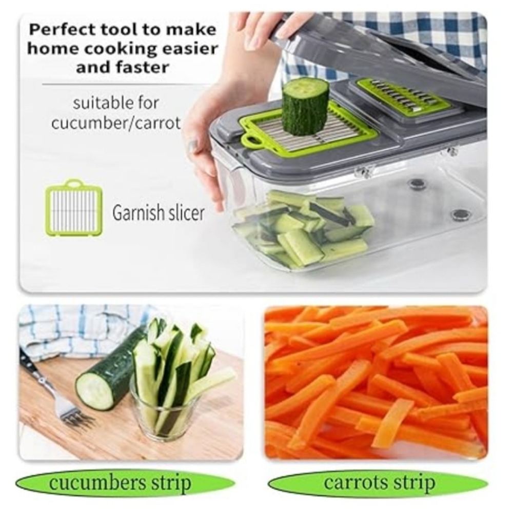 New! Vegetable Cutter With Box - Picture 3 of 7